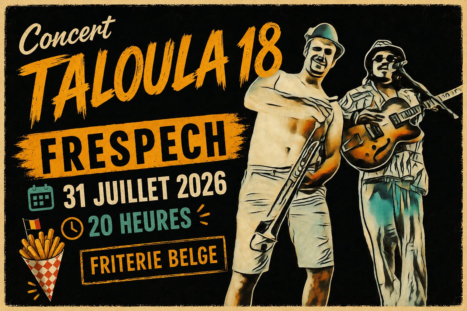 concert de Taloula 18 le 31 juillet 2026 à Frespech