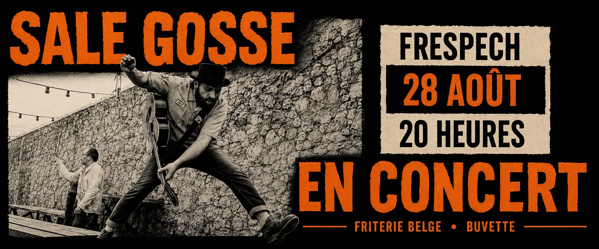 Concert Sale Gosse à Frespech le 28 août 2026